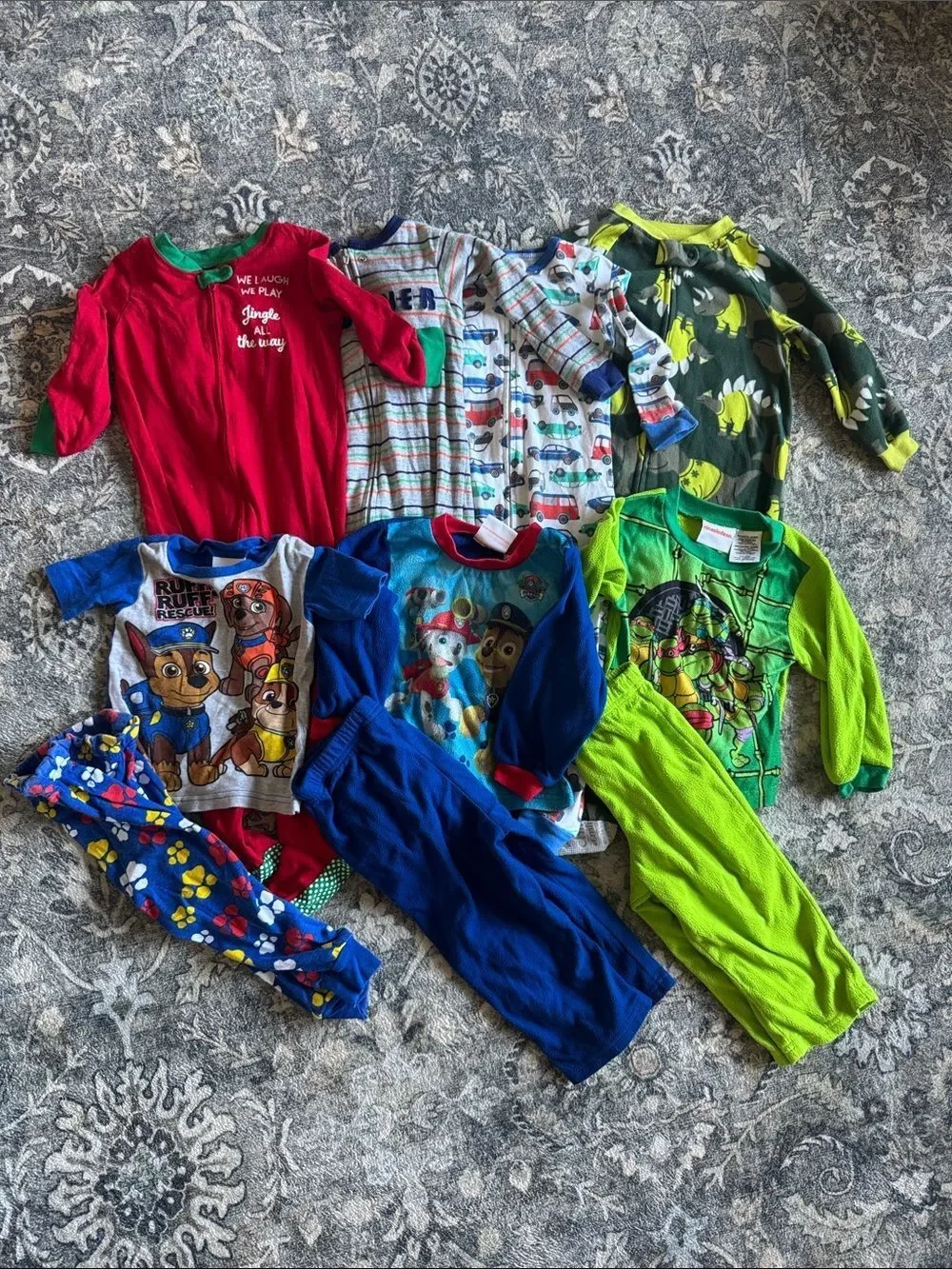 Bundle of 7 Baby PJs